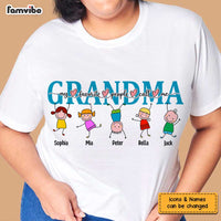 Personalized Mom Grandma Doodle T Shirt MY311 85O47 thumb 1