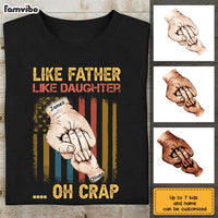 Personalized Dad Hand Bump T Shirt MY311 30O28 thumb 1