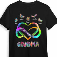 Personalized Blessed Mom Grandma Butterfly T Shirt JN21 85O34 thumb 1