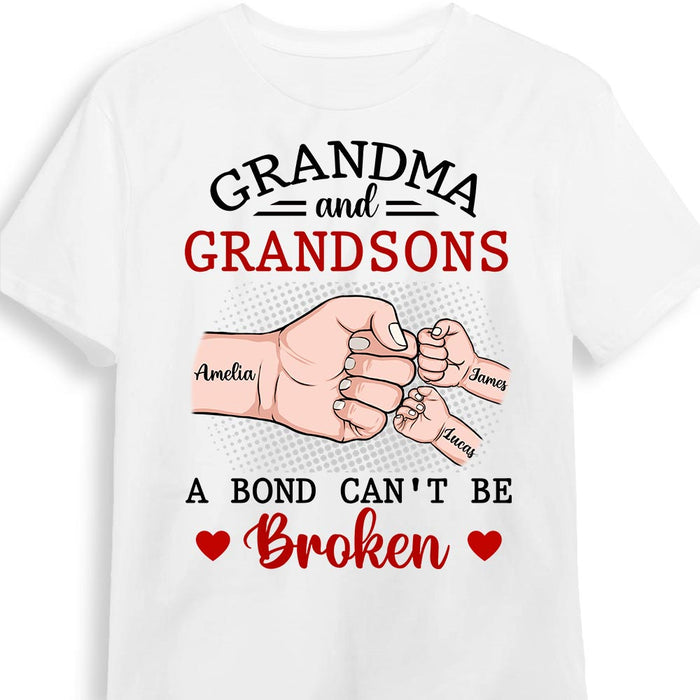 Personalized Grandma A Bond Can't Be Broken T Shirt JN23 85O28 1
