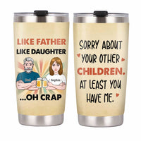 Personalized Dad Steel Tumbler JN13 31O34 thumb 1