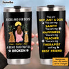 Personalized Dog Mom A Girl And Her Dog Steel Tumbler JN12 30O47 1