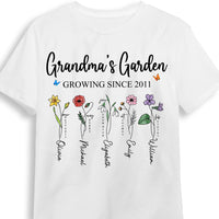 Personalized Grandma Garden T Shirt JN14 30O53 thumb 1