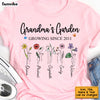 Personalized Grandma Garden T Shirt JN14 30O53 1