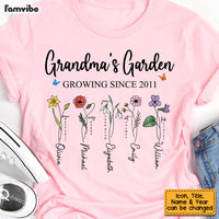 Personalized Grandma Garden T Shirt JN14 30O53 thumb 1