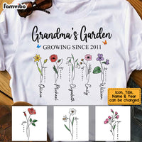 Personalized Grandma Garden T Shirt JN14 30O53 thumb 1