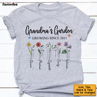 Personalized Grandma Garden T Shirt JN14 30O53 thumb 1