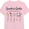 Personalized Grandma Garden T Shirt JN14 30O53 1