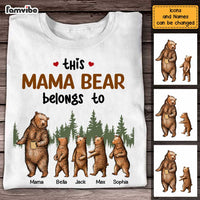 Personalized Mom Grandma Mama Bear T Shirt JN24 85O47 thumb 1