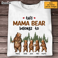 Personalized Mom Grandma Mama Bear T Shirt JN24 85O47 thumb 1