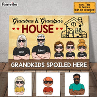 Personalized Grandma Grandpa House Poster JN22 85O53 thumb 1