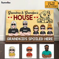 Personalized Grandma Grandpa House Poster JN22 85O53 thumb 1