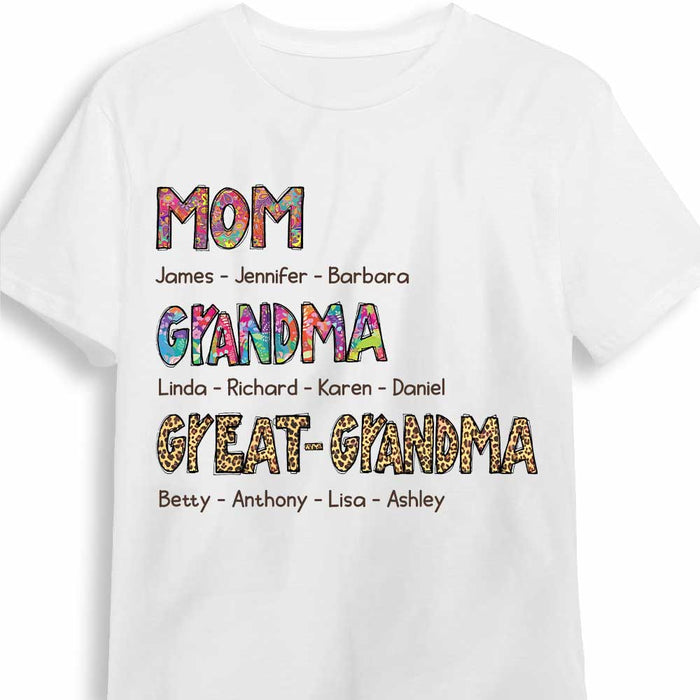 Personalized Grandma T Shirt JN31 85O34 1