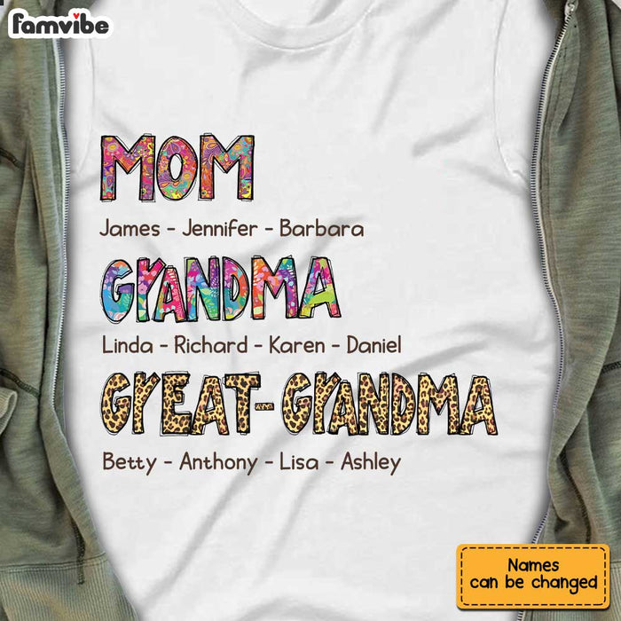 Personalized Grandma T Shirt JN31 85O34 1