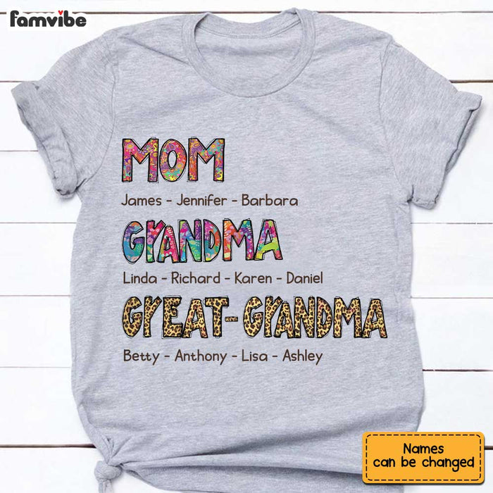 Personalized Grandma T Shirt JN31 85O34 1