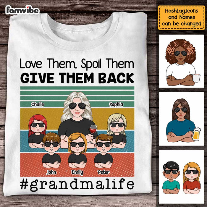 Personalized Mom Grandma T Shirt JN82 85O47 1