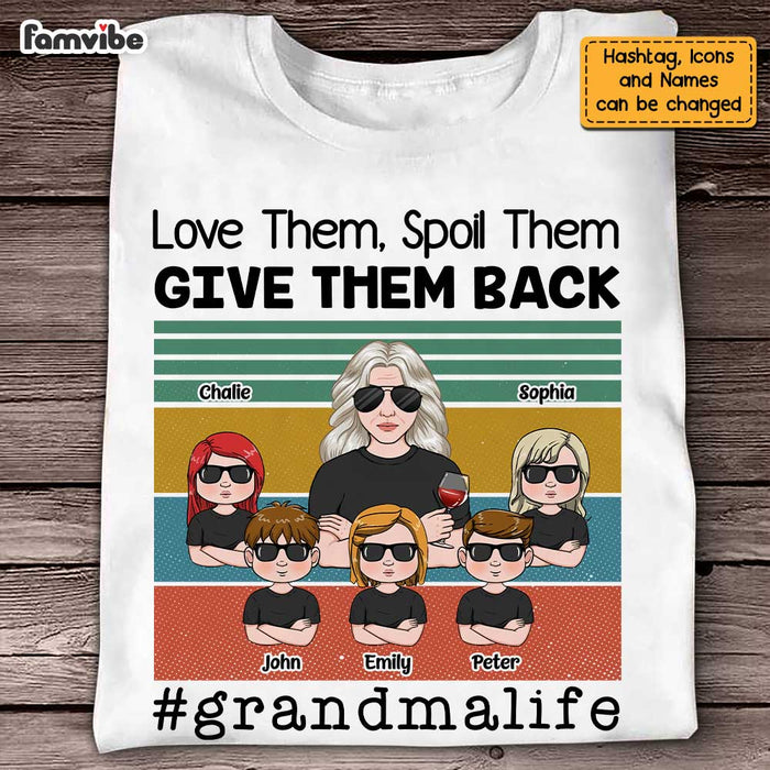 Personalized Mom Grandma T Shirt JN82 85O47 1