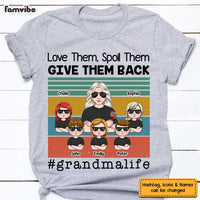 Personalized Mom Grandma T Shirt JN82 85O47 thumb 1