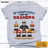 Personalized Grandpa Favorite People T Shirt JN77 30O53 thumb 1