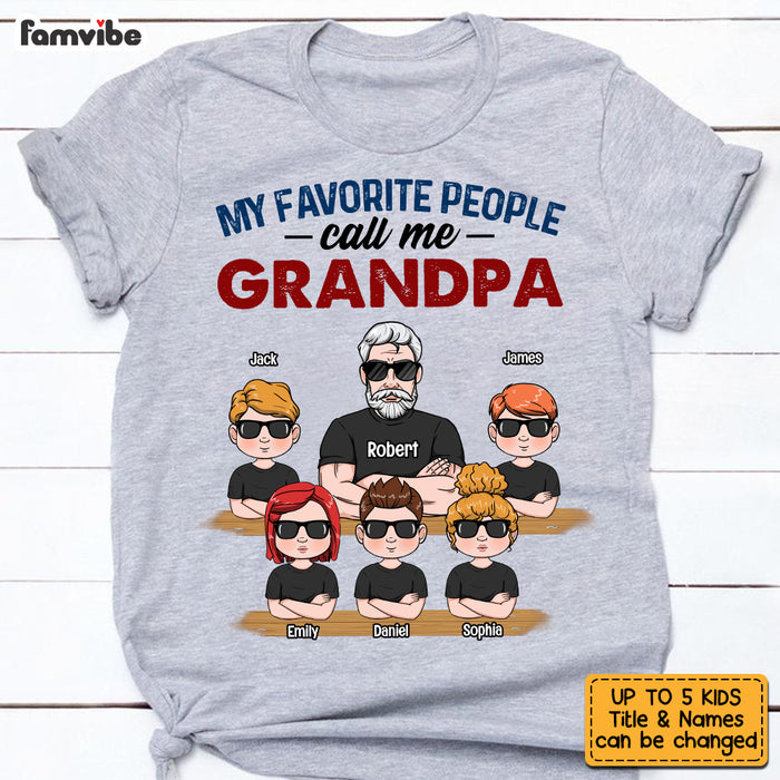 Personalized Grandpa Favorite People T Shirt JN77 30O53 1