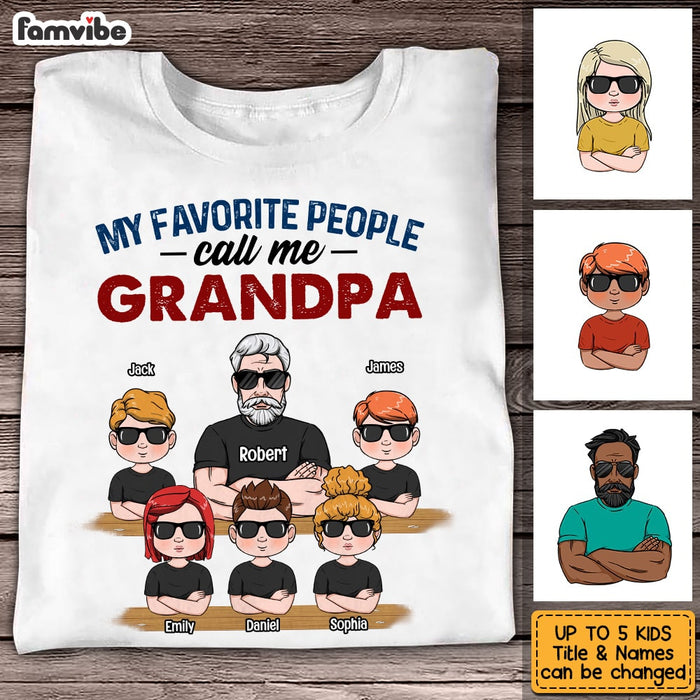 Personalized Grandpa Favorite People T Shirt JN77 30O53 1