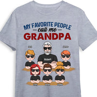 Personalized Grandpa Favorite People T Shirt JN77 30O53 thumb 1