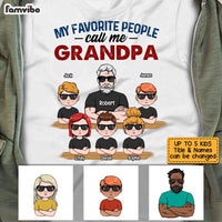 Personalized Grandpa Favorite People T Shirt JN77 30O53 thumb 1