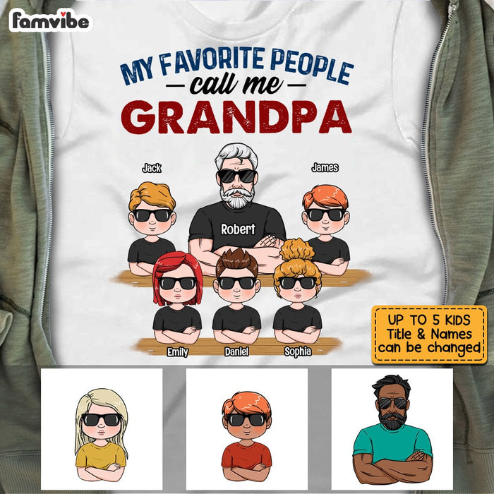 Personalized Grandpa Favorite People T Shirt JN77 30O53 1