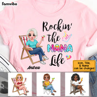 Personalized Grandma Rockin' T Shirt JN71 58O53 thumb 1