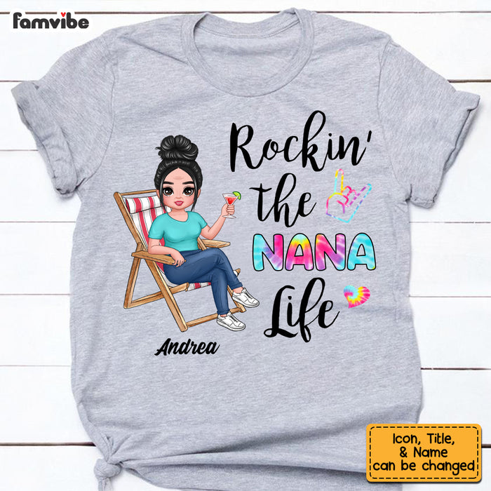 Personalized Grandma Rockin' T Shirt JN71 58O53 1