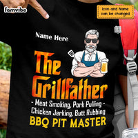 Personalized Dad BBQ Grill T Shirt JN61 32O47 thumb 1