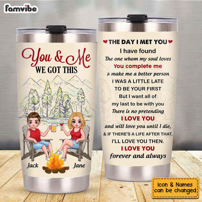 Personalized Husband And Wife Couple We Got This Steel Tumbler JN55 30O53 1