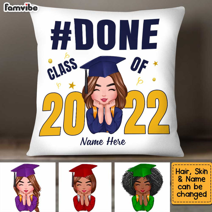 Personalized Graduation Girl Boy Pillow AP142 31O34 1