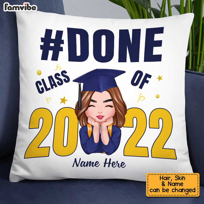 Personalized Graduation Girl Boy Pillow AP142 31O34 1