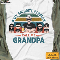 Personalized Grandpa My Favorite People T Shirt JN131 32O28 thumb 1