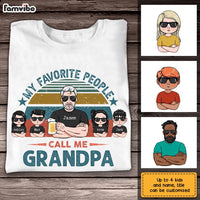 Personalized Grandpa My Favorite People T Shirt JN131 32O28 thumb 1