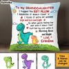 Personalized Granddaughter Dinosaur Pillow JN51 30O34 1