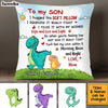 Personalized Son Dinosaur Pillow JN52 30O34 1