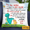 Personalized Son Dinosaur Pillow JN52 30O34 1