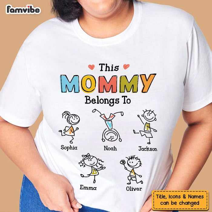 Personalized Mom Drawing T Shirt JN53 30O47 1