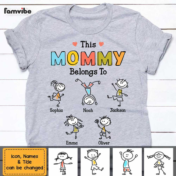 Personalized Mom Drawing T Shirt JN53 30O47 1