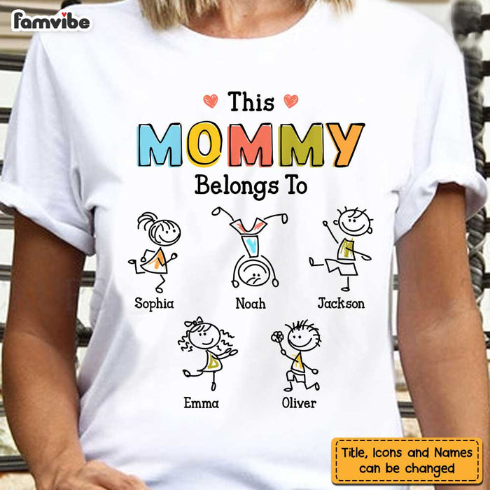 Personalized Mom Drawing T Shirt JN53 30O47 1