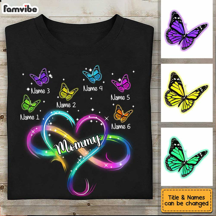 Personalized Mom Infinity Heart T Shirt JN54 30O34 1