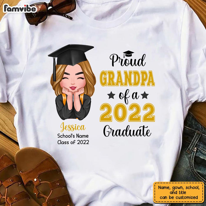 Personalized Grandpa Graduation 2022 T Shirt JN73 30O28 1