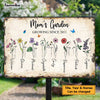 Personalized Mom Garden Metal Sign JN102 30O47 1