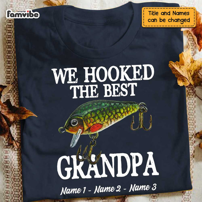 Personalized Grandpa Fishing T Shirt JN78 30O47 1