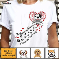 Personalized Dog Dad Road To My Heart T Shirt JN52 23O47 thumb 1