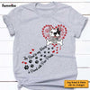Personalized Dog Dad Road To My Heart T Shirt JN52 23O47 1