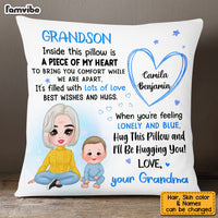 Personalized Grandson Hug This Pillow JN63 23O53 thumb 1