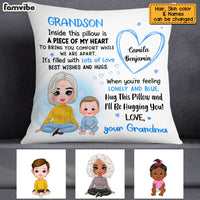 Personalized Grandson Hug This Pillow JN63 23O53 thumb 1
